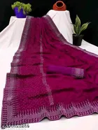 Chiffon Embellished Saree for Women 