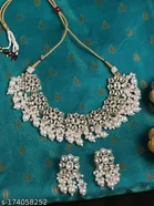 Kundan Pearl Etnic Festive Chocker Set for Women 