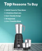 BAJAJ GX 1 500 W Juicer Mixer Grinder  