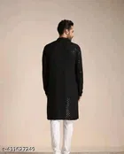 Embellished Mandarin Neck Kurta for Men 