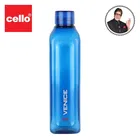 CELLO Venice Plastic Water Bottle Unbreakable and Hygienic 1 Litre, Blue