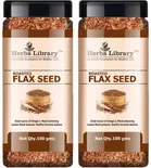 Herbs Library Roasted Flax Seeds for Weight Loss and Hair Growth 