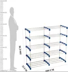 Metal 10 Layer Collapsible Multipurpose Rack 