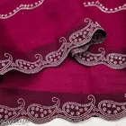 Jimmy Choo Embellished Saree For Women, Purple