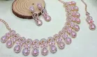 Rose Gold Plated Classy Minimal Look Necklace Set, for Women 