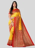 Art Silk Printed Saree for Women 