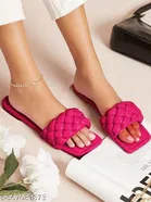 Shoetopia Girls Flat Sandals Size 6.0 Pink