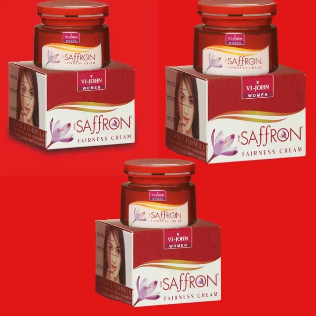 Vi-John Saffron Fairness Cream (50 g, Pack of 3)