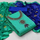 वीमेन अन्स्टिचड ड्रेस मटेरियल सूट 