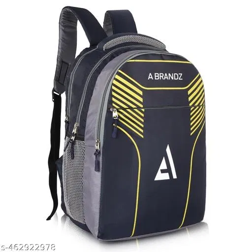 Polyester Backpack for Men & Women, Black