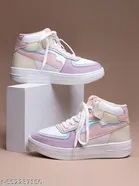 Shoetopia Colorblocked Synthetic Sneakers for Girls 
