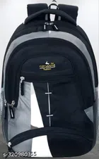 Polyester Backpack for Kids (Black, 35 L)