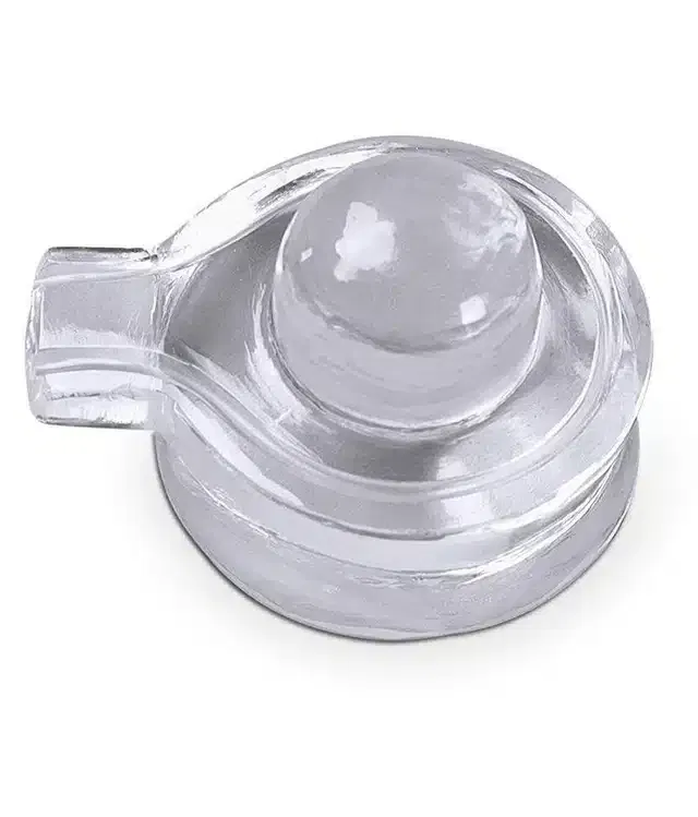 BHARDWAJ RETAILS Crystal Shivling (Assorted) (Pack of 1) (BR6)