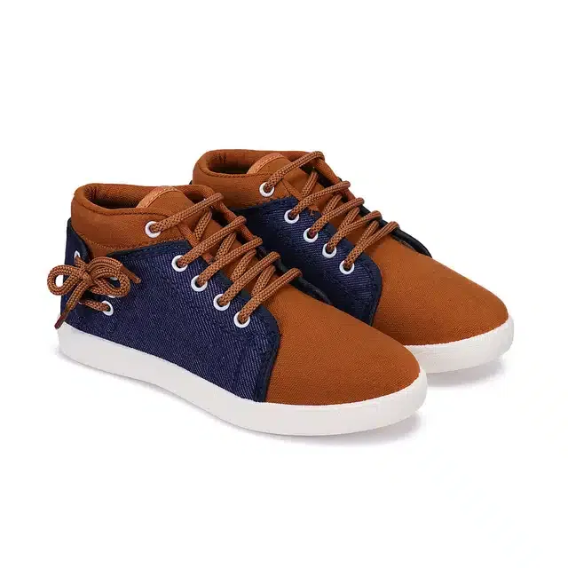 Bersache Lightweight Sports Shoes for Boys (Brown, 4)