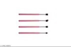 Pink Brush   4Pcs/Set Professional Eye Brushes Set Foundation Mascara Blending Pencil Brushes Makeup Tools Cosmetic 