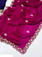 Sana Silk Self Design Saree for Women, Pink 