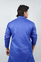 Cotton Solid Kurta with Pyjama for Men 