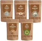 Vedaartha Ashwagandha, Swet Musli, Moringa, Kaunch Seed, Shatavari Powder, Pack of 5 