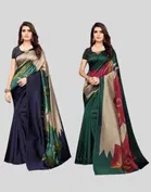 Art Silk Printed Sarees for Women 