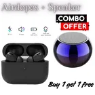 Wireless Bluetooth Speaker + Earbuds With Charging Case, 5.4 Bluetooth Version ,BLACK, 