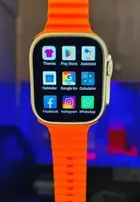 Nylon Strap Smart S8 Ultra Smart Watch for Men & Women (Orange)