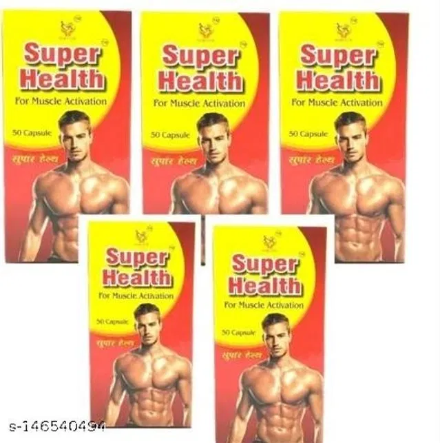 Super Health Capsule Men And Women For General Wellness Capsule [Pc Of 5] (Pack Of 5)