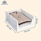 Stackable & Foldable Multipurpose Organiser With Basket 