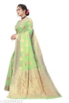 Chanderi Cotton Zari Woven Saree for Women 