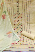 Chanderi Cotton Unstitched Dress Material for Women 