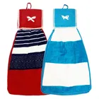 Soft Cotton Double Side Hanging Hand Towel 
