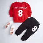 Cotton Blend Printed Clothing Set for Boys 