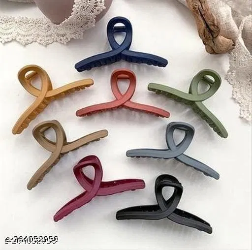 Stylish Hair Clips for Women (Multicolor, 4 Pcs)