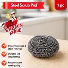 Captain Shine Steel Scrub Pad, 11g [1 Pc]