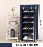 6 Layers Collapsible Shoe Rack 
