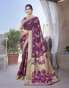 Art Silk Printed Saree for Women 