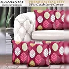 KANUSHI Industries® Decorative Reversible Cushion Covers Set Of- 5 