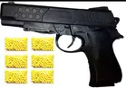 Plastic Gun Toys with 360 Pcs Bullets for Kids (Black & Yellow)