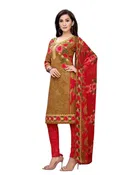 Yashika Unstitched Crepe Salwar Suit Material 