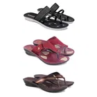 Combo of Slippers & Flats for Women 
