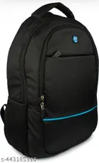 Polyester Backpack for Men & Women, Black