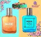 Wildplay Nude & Aqua Perfume Combo for Women (Pack of 2, 30 ml)