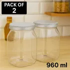 ALL TIME 2 Pcs Plastic Jar 
