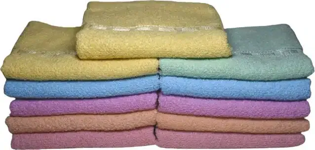 Cotton Super Absorbent Antibacterial Face & Hand Towels (Pack of 11) (Multicolor, 14x21 inches)