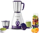 Longway Reo 550 W Juicer Mixer Grinder  (Reo | 4 Jars, Iron Combo, White, Purple)