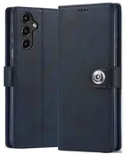 Artificial Leather Mobile Flip Cover for Samsung A17 5G (2025) (Blue)