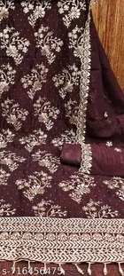 Georgette Punjabi/All Over Suits Semi-Stitched Suits 