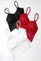 Cotton Solid Padded Bras for Women, Multicolour, Pack of 3 