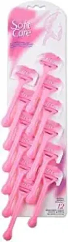 Hair Removal Razors for Unisex (Pack of 12, Multicolor)