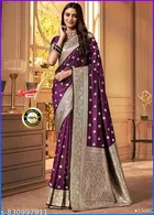Kanjeevaram Zari Woven Saree for Women 