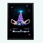 Polyester Unicorn Wall Photo Frame 
